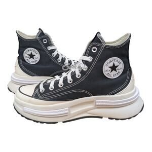 Converse Run Star Legacy CX Black Egret White Platform Unisex Sneaker Womens 9.5